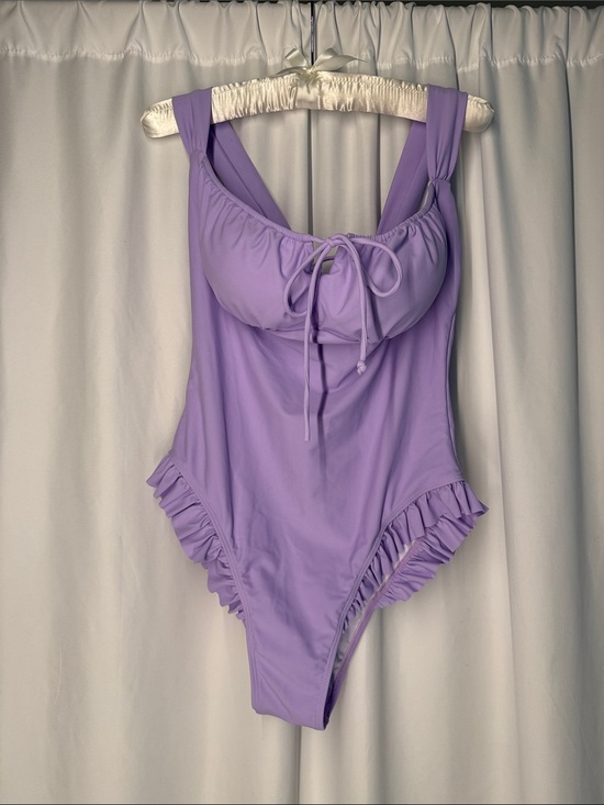 Other - Lavender Ruffled One-Piece Swimsuit